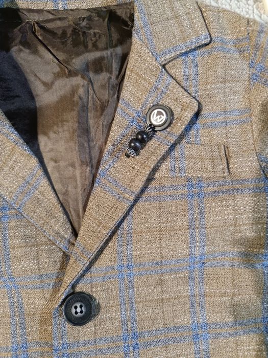 Chłopięce komplet garniturek marynarka i spodnie 104