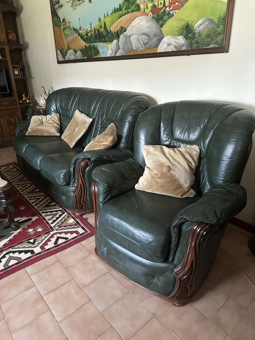 Sofás Sala em pele