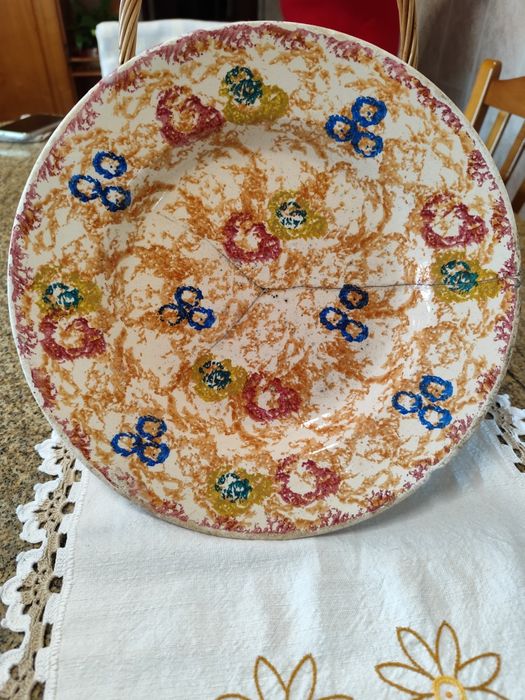 Prato antigo de colecção