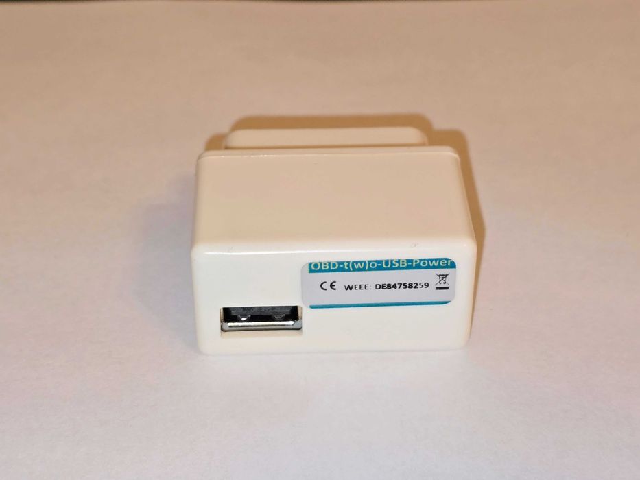 Zasilacz USB z portu OBD2 Ładowarka Samochodowa OBD-II