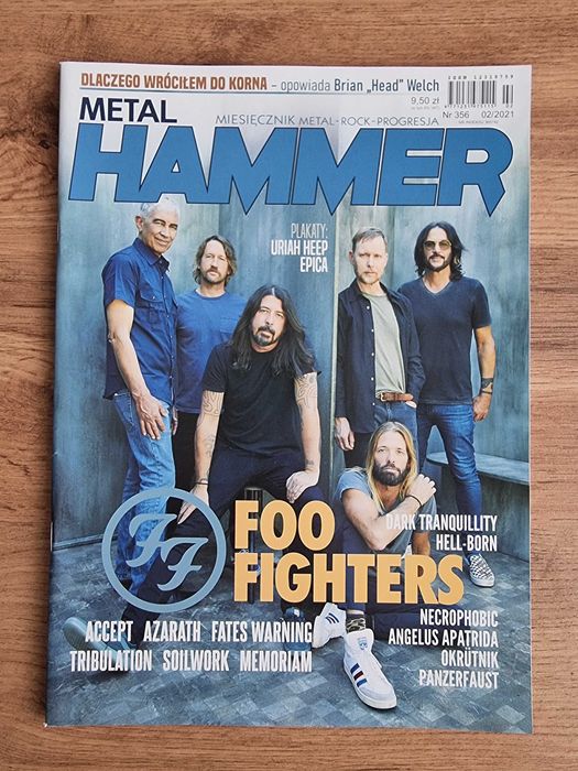Metal Hammer 2/2021 - Foo Fighters, Plakaty: Uriah Heep i Epica