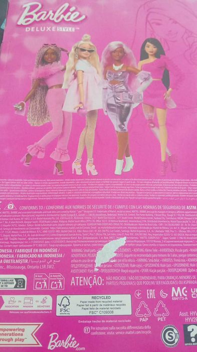 Barbie Deluxe Style n.º 2 - NOVA na Caixa (Prótese Brilhante / Barbiecore)