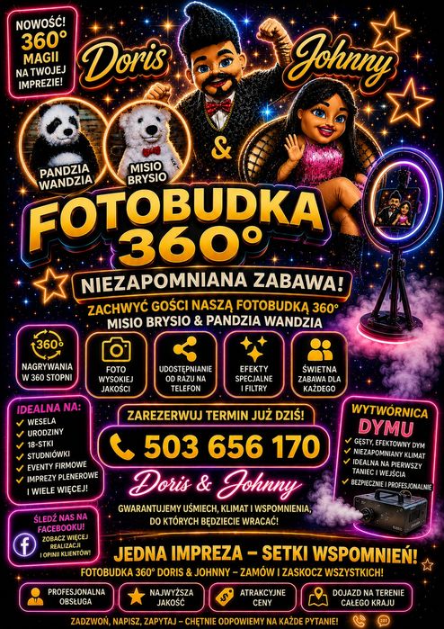 Fotobudka 360 i nasze maskotki