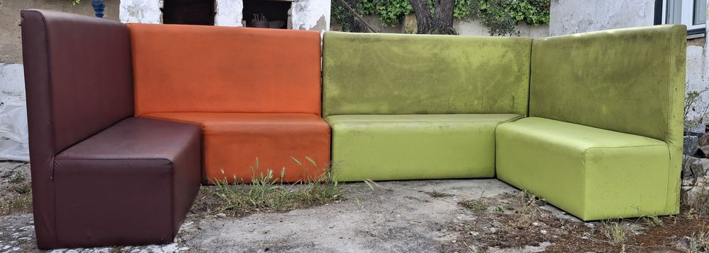 Sofá modular de canto – vários módulos (estilo lounge/bar)