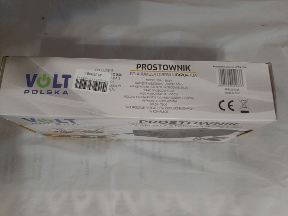Зарядний пристрій ЗУ для АКБ lifepo4 24v 10 amp Volt Polska