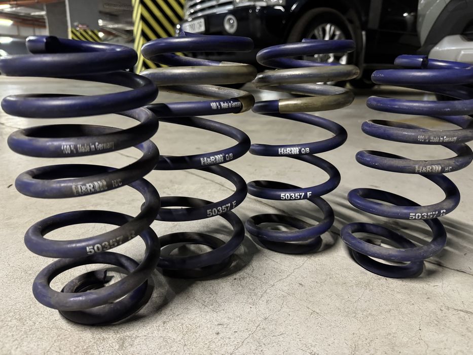 Пружины занежения H&R Ауди