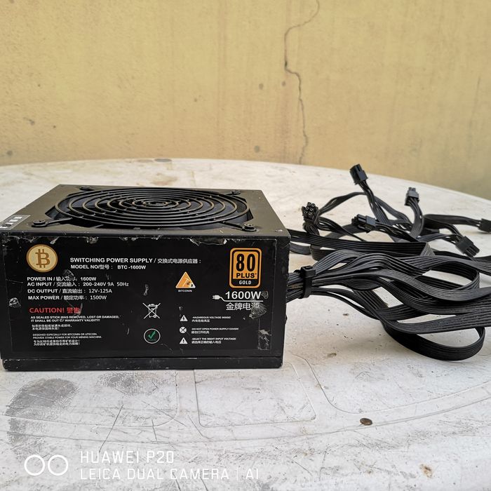 Psu 1600w Golg Btc fonte para Mining