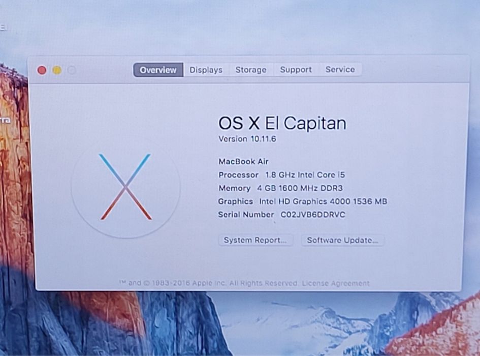 Apple MacBook Air i5 SSD na PS4