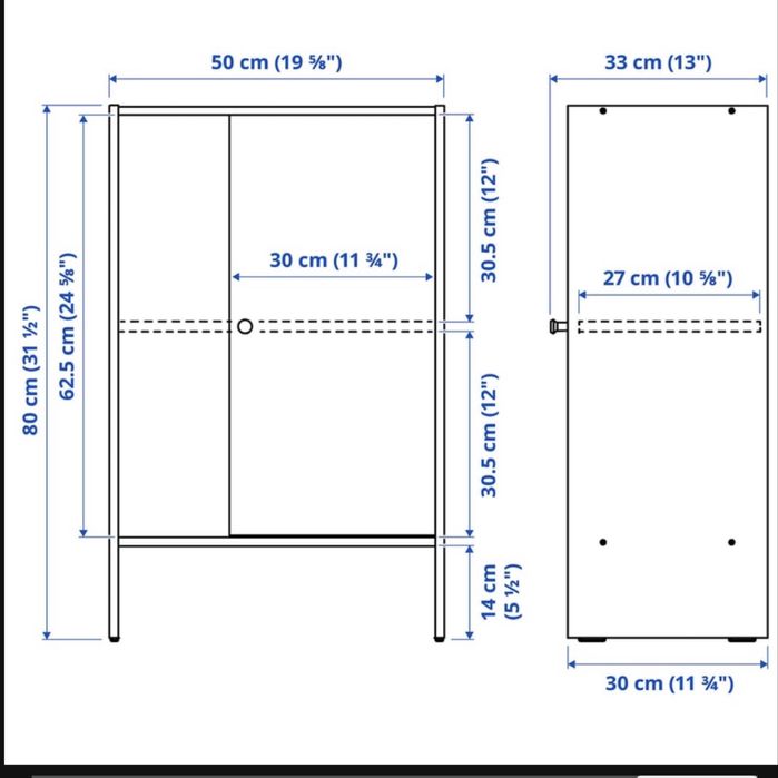 Baggebo Ikea móvel branco