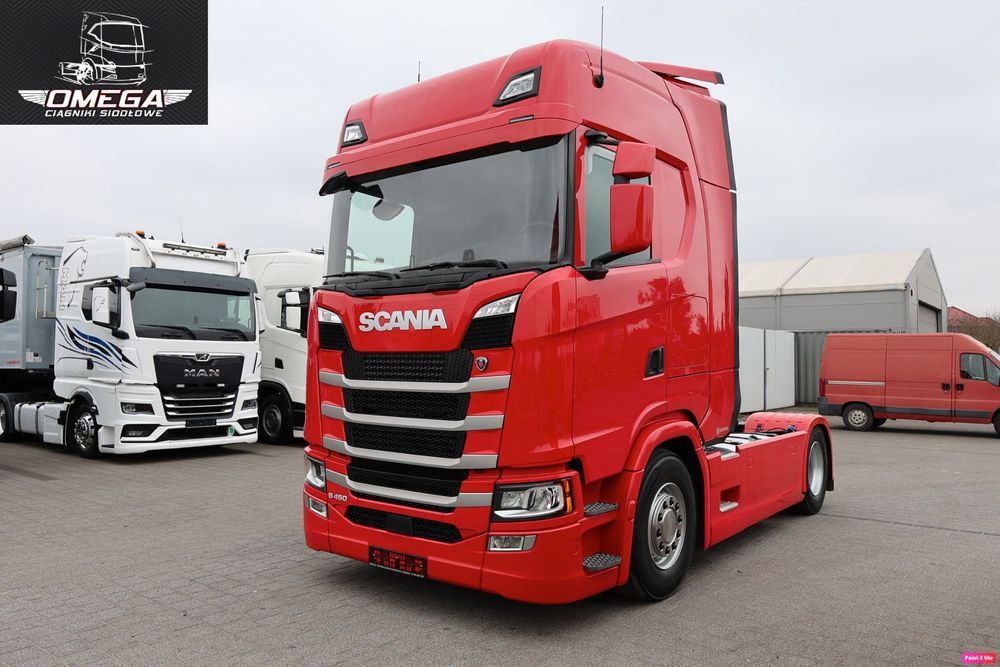 Scania S 450 / S450 / 450S / 4 poduszki tył / Full LED / Klima postojowa /  Omega Gniezno