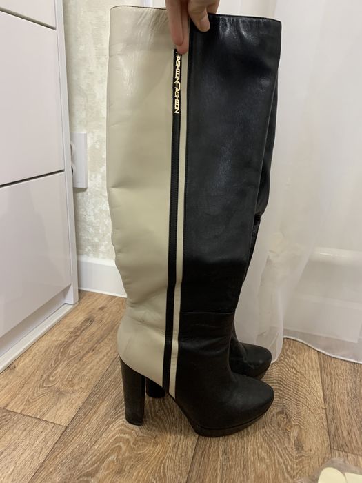 Продам сапоги кожанве осенние