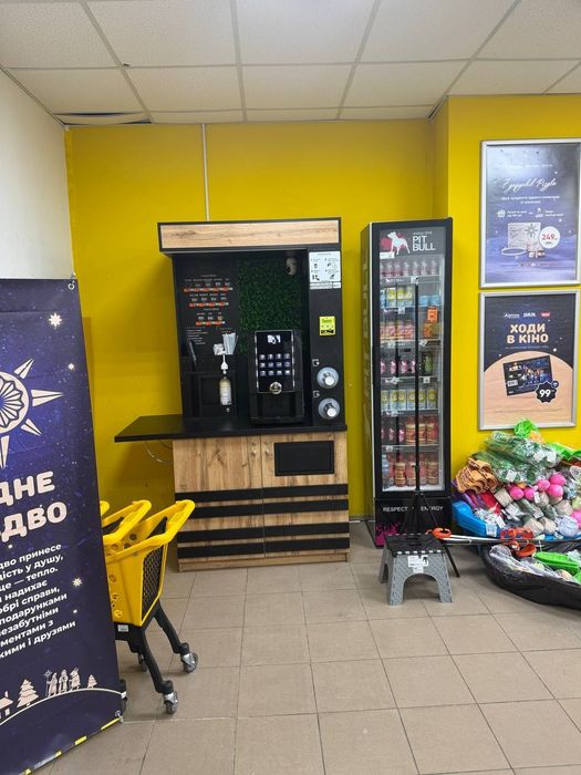 Кав'ярня самообслуговування. Готовий бізнес