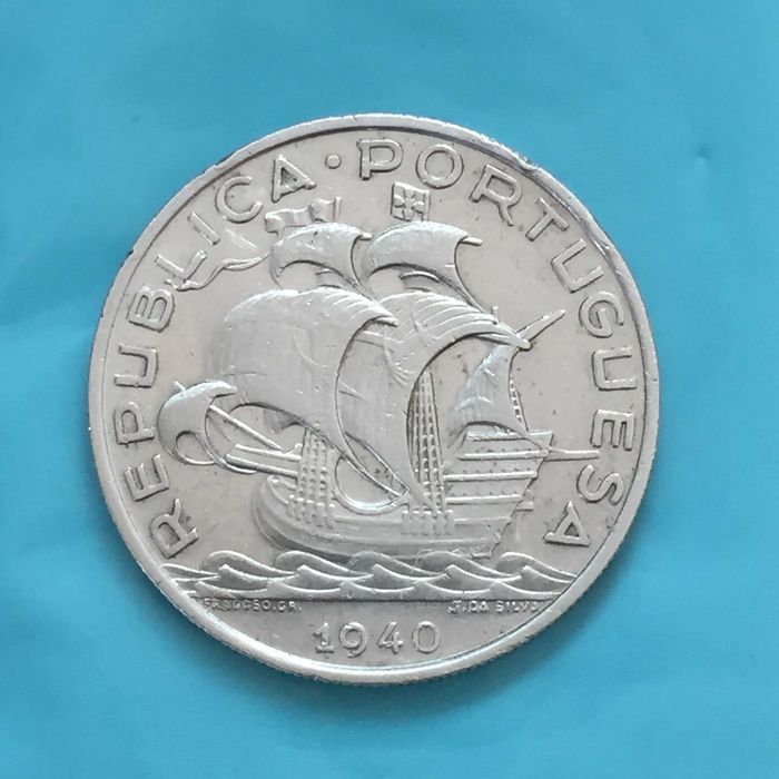 10 Escudos 1940 - prata