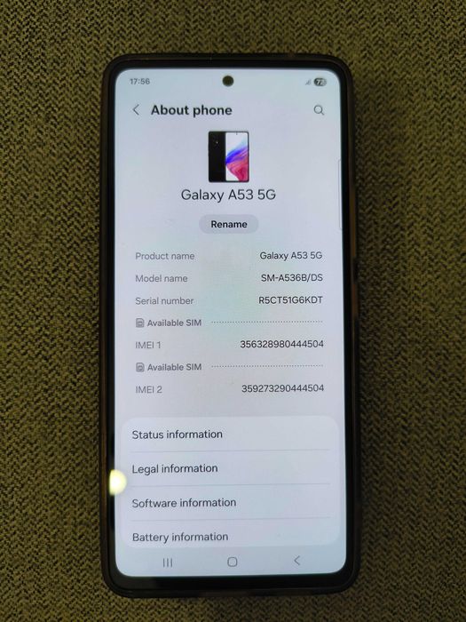 Samsung Galaxy A53 5G Dual Sim Desbloqueado