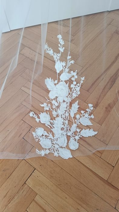 Suknia ślubna orchidea kwiaty 3D