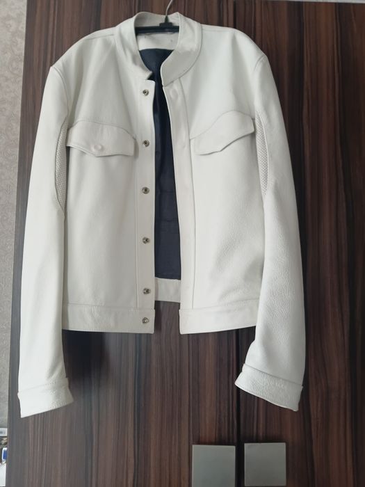 Дизайнерська кожана куртка М