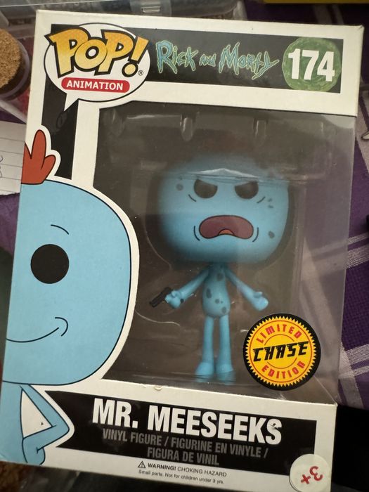 Funko Pop Mr. Meeseeks Chase Limited