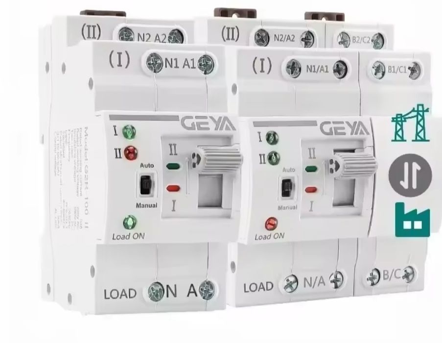 АВР, Автоматичний перемикач , АВР, 40-125А,  2Р, 4Р, Гарантія!