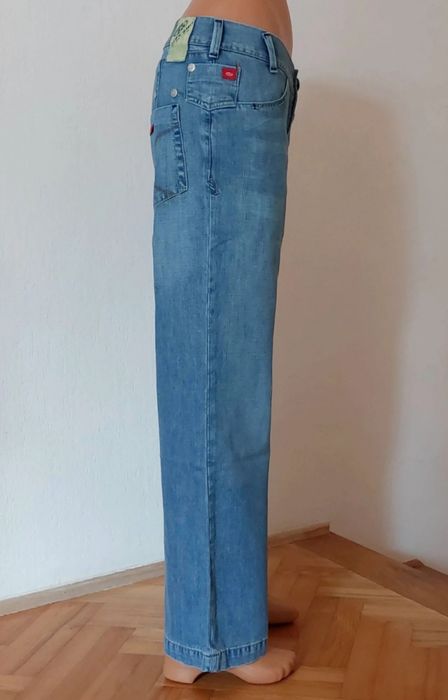 ~Dzwony jeansy damskie baggy z lat 90.Strom jeans