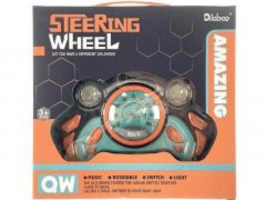 Kierownica na baterie symulator jazdy 26x25x6cm pudełko,255x255 mm