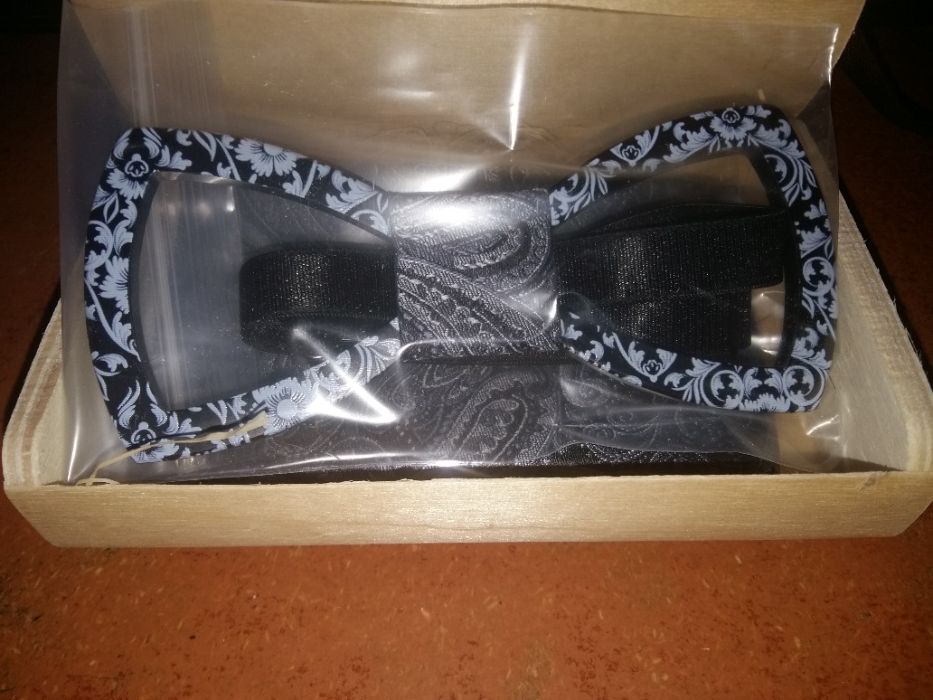 стильный деревянный галстук бабочка краватка метелик