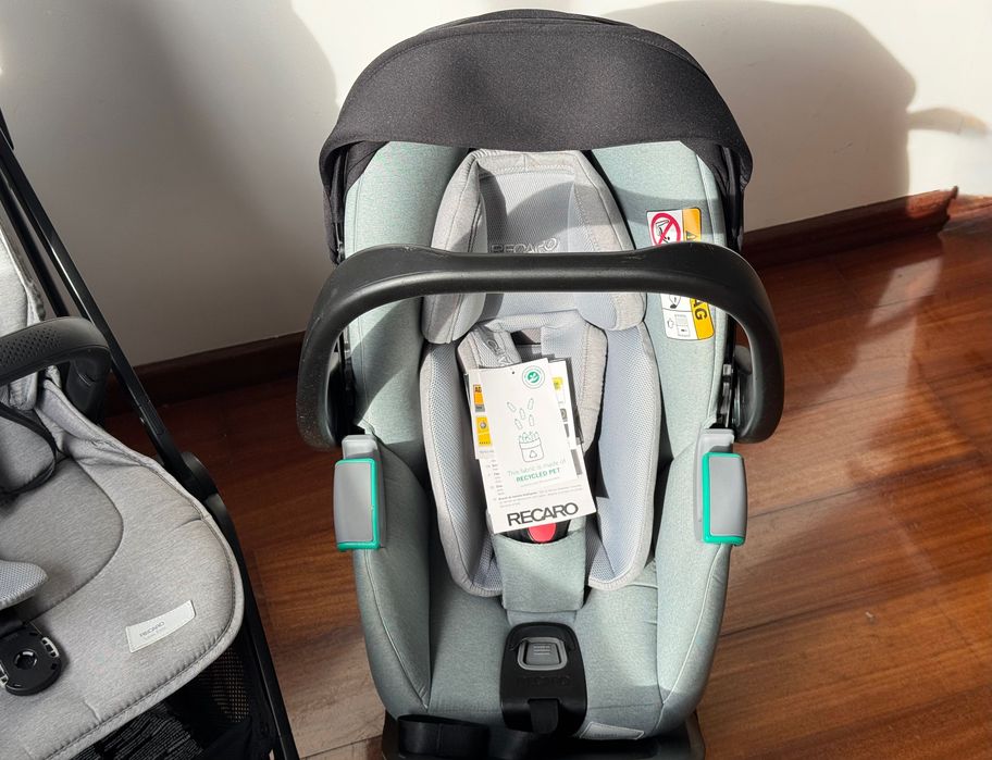 Carrinho de bebé Recaro + Cadeira Auto ISOFIX