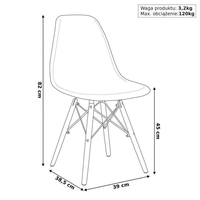 NOWY Stół z Krzesłami do Salonu Kuchni Jadalni Artisan Drewniany Loft