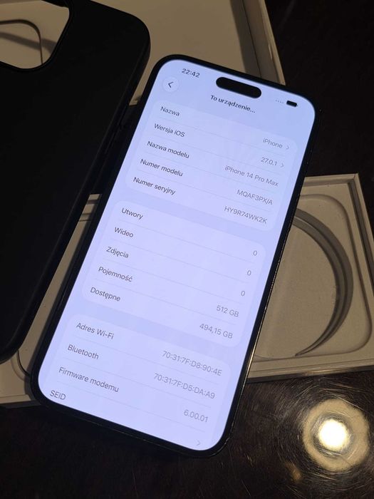 iPhone 14 PRO MAX / 512 GB / 94%