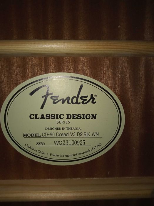 Guitarra fender acustica