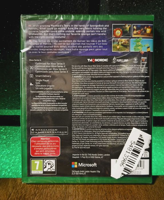 Spongebob Squarepants: Cosmic Shake Xbox One S / Series X - dla dzieci