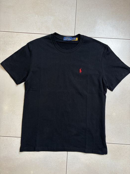 Czarna koszulka polo ralph lauren