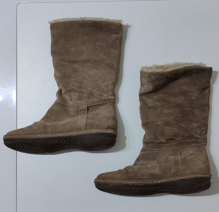 Демісезонні чобітки жіночі (замша, р.37)