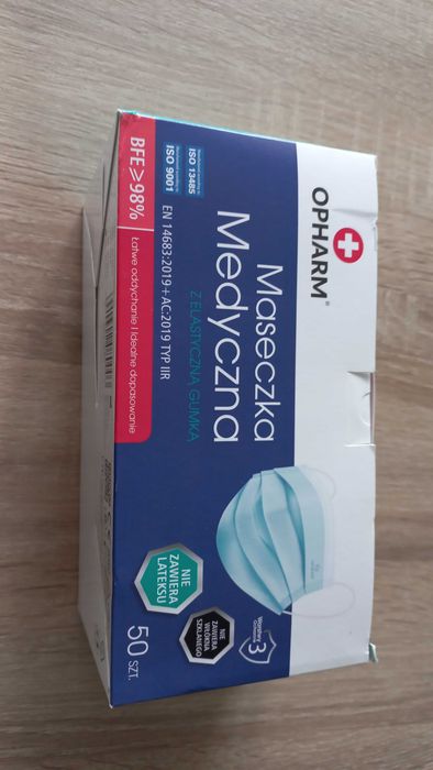 Maseczki Medyczne 50 sztuk - Nowe