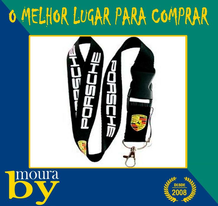 Fita de Pescoço ou Lanyard Porsche