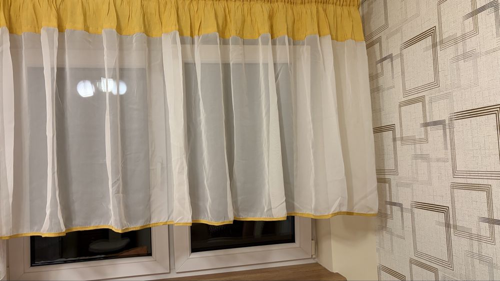 Firanka z woaluz obszyciem
