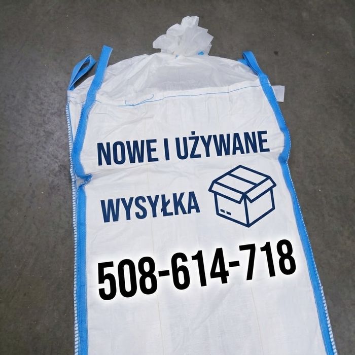 Big bag bagi begi worki do zboża 500 kg 700 kg 1000 kg rozne rodzaje ! Wysylka od 8 sztuk