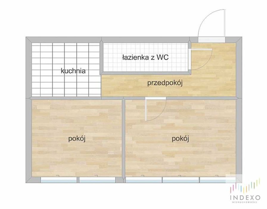 Ładne 2-pokojowe mieszkanie 34m2 w Katowicach Koszutce.