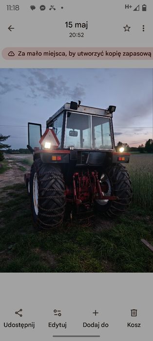 Łańcuchy śniegowe, leśne koło 18.4 34 do traktora. 12.4 32