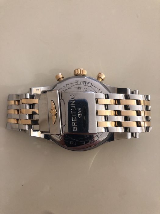 Breitling Montbrillant Légende Chronograph 18K Rose Gold Steel 47mm