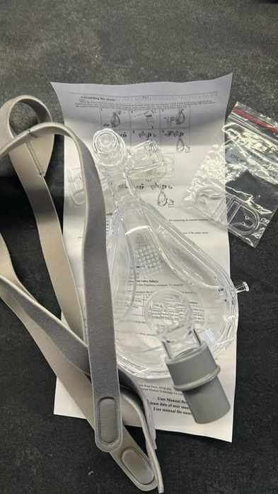 Maska nosowo-twarzowa do aparatu CPAP roz L