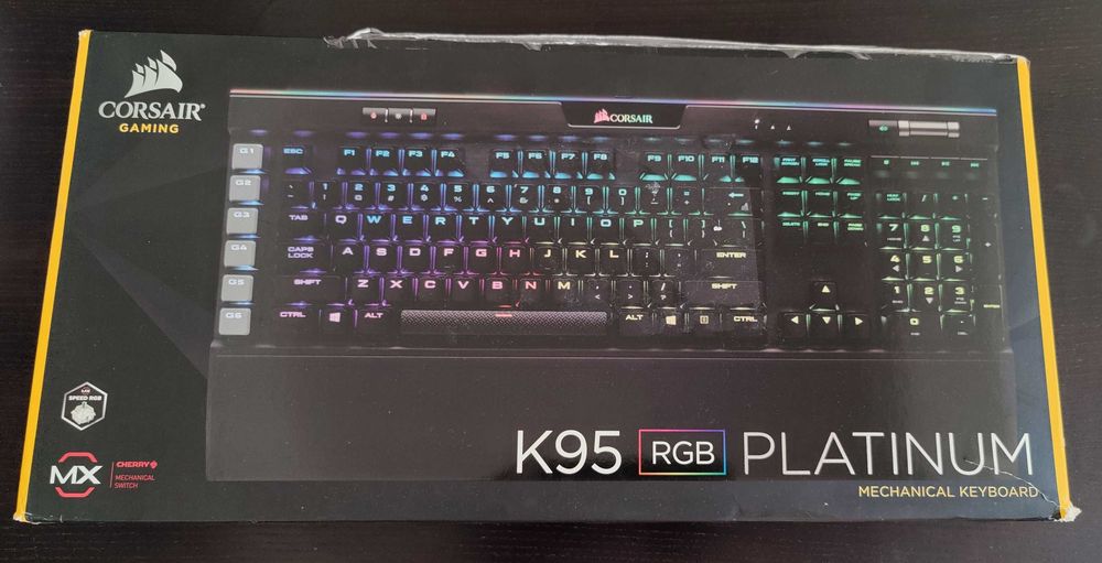 Corsair K95 Platinum MX Speed Mechanical Keyboard – RGB64283912341507121