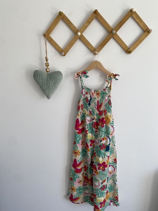 Kombinezon letni mothercare w papugi liście 116 miętowy czerwony