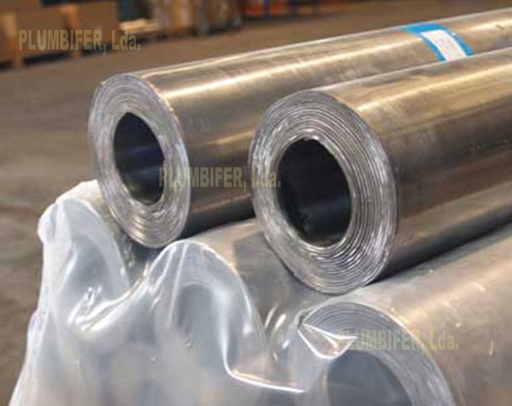 Chumbo laminado para isolamentos e barreiras anti radiações