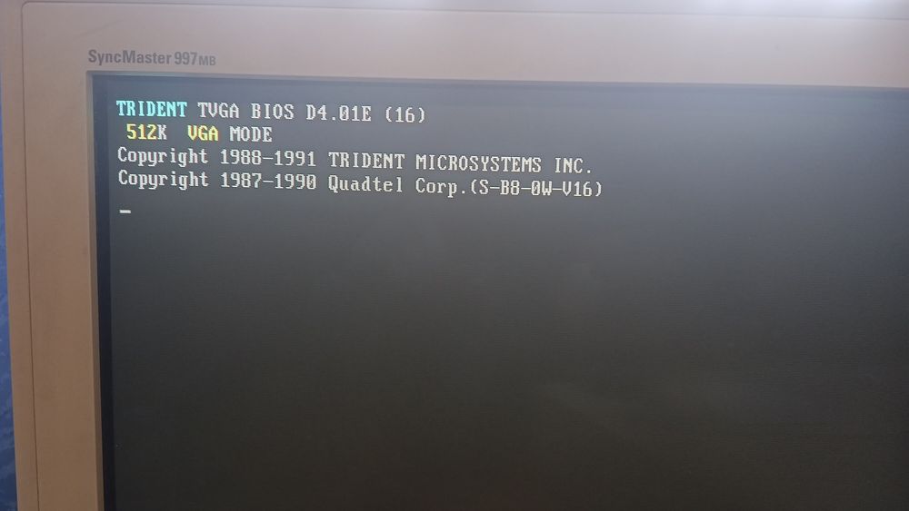 Ретро ПК Pentium 100 / 16Mb EDO / 512kb ISA video / 5.25FDD / 2.06gb