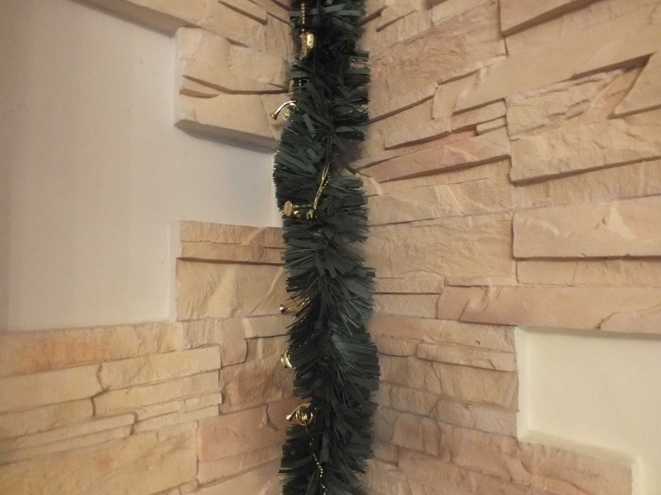 15m girlanda łańcuch lampki LED zielone ozdoby święta choinka Mikołaj