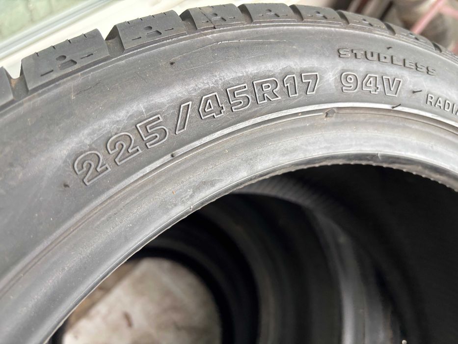 225-45-R17 HANKOOK пара 2штуки всесезонной резины GERMANY 2023