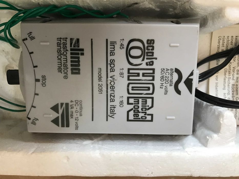 Trem electrico LimaHo 1:87 anos 70 completo