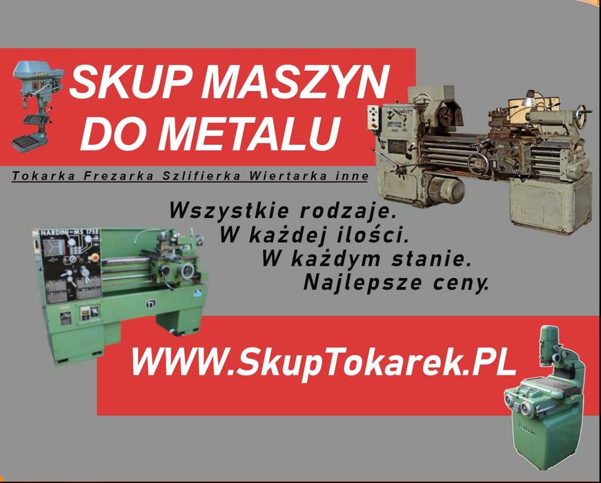 Skup Tokarka Poręba TR TPK 90 TUR 630 TUJ 50 TUM 35 25 CU 500 TUG 40