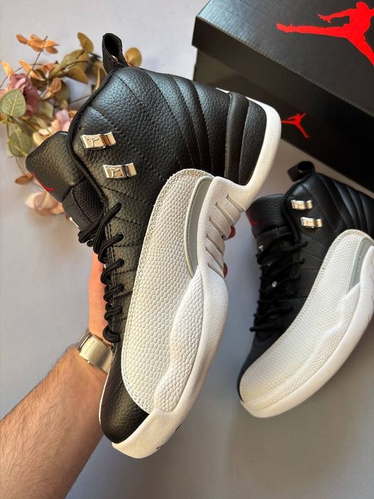 Кросівки Jordan 12 Retro Playoffs "Black/White"