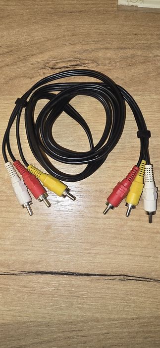 Kabel audio video AV RCA x3  męski